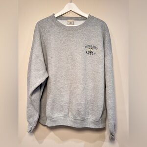 Vintage Boothbay Harbor Maine Sweatshirt Gray Crewneck Unisex Size L/XL